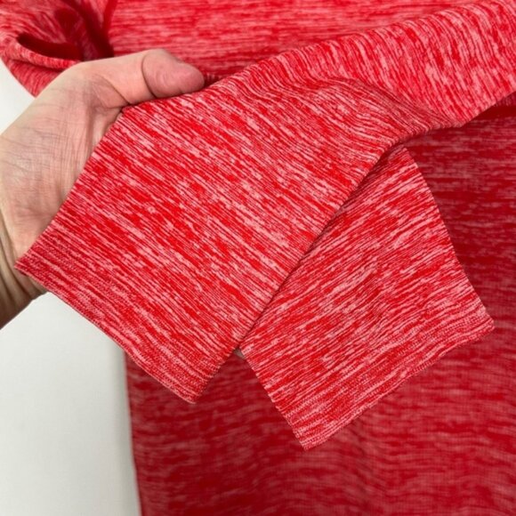 NEW Nordstrom Zella‎ Seamless TShirt Red Couture Melange Boys Size Medium Tee M - Picture 6 of 13